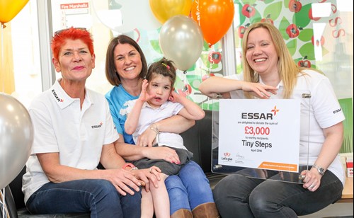 Essar safety record delivers £9,000 for local charities