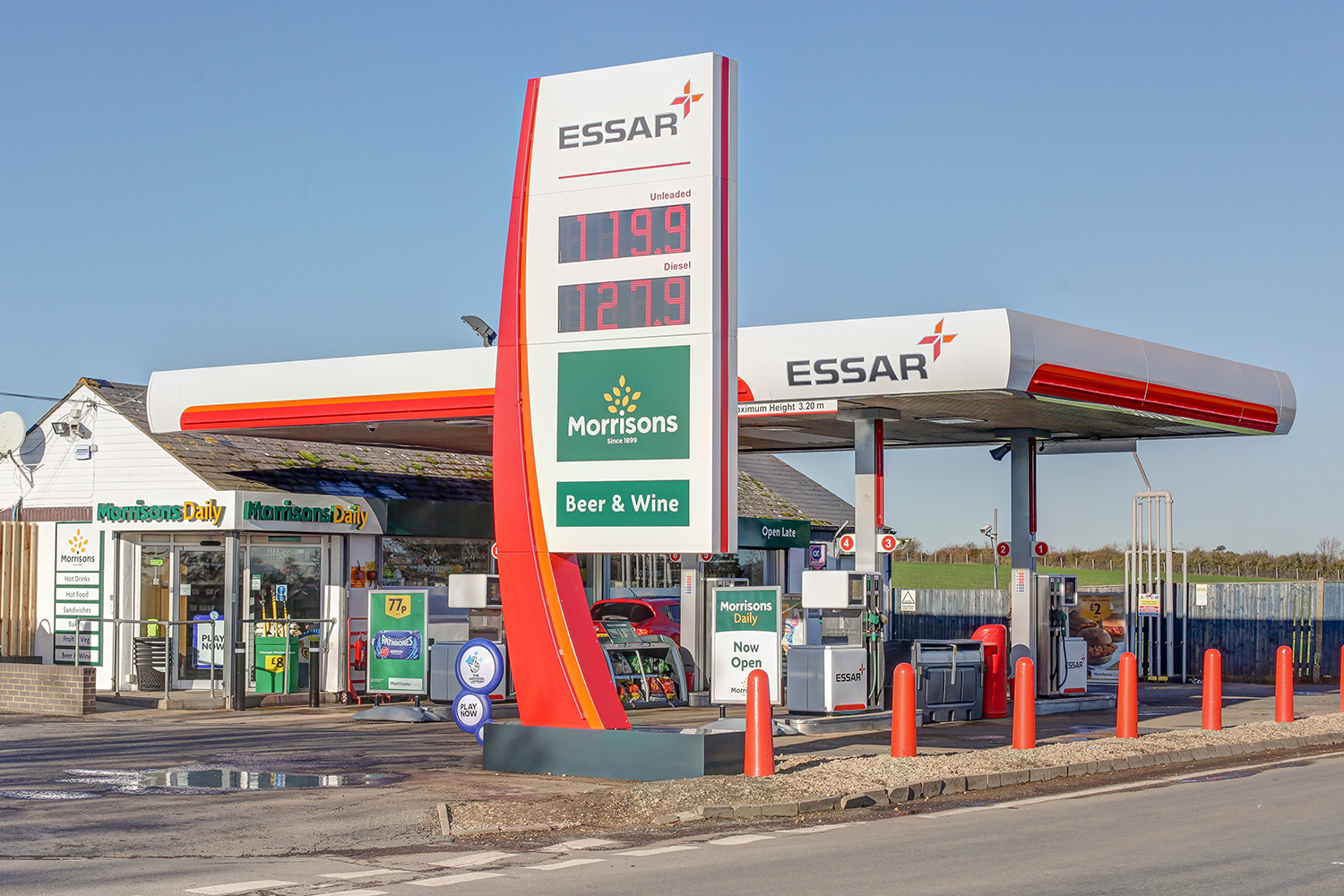 Essar UK Moulsford Morrisons forecourt garage